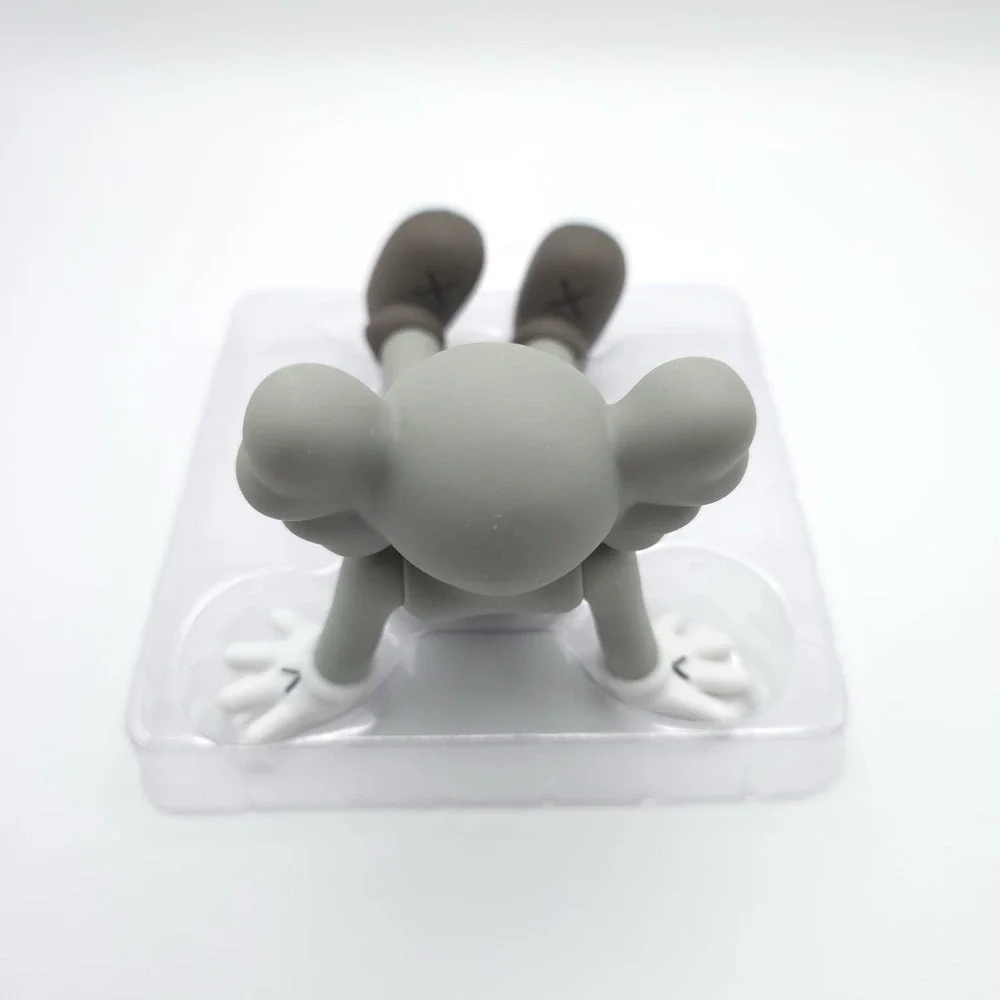 XXKAWS Trendy Ornaments Figure Art Gray New Open Box XX‎ KAWS
